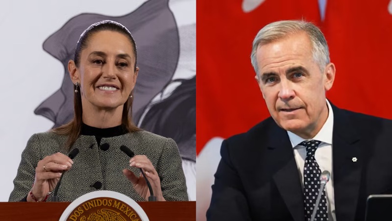 Diálogo México-Canadá: Sheinbaum recibirá a Carney