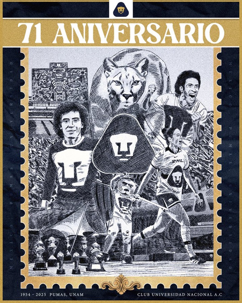 Pumas celebra 71 años de historia y pasión universitaria
