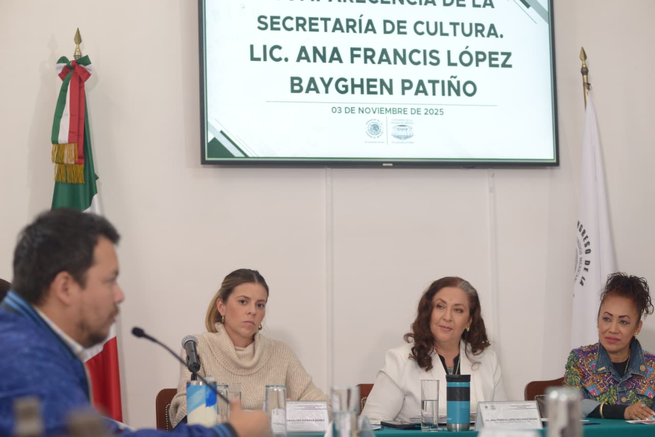 Ana Francis López destaca logros culturales en su Primer Informe ante diputados