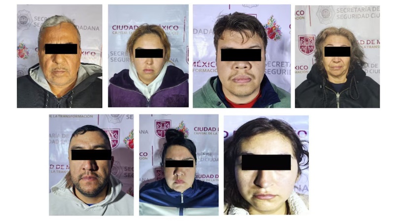 Detienen a siete presuntos integrantes de La Unión Tepito