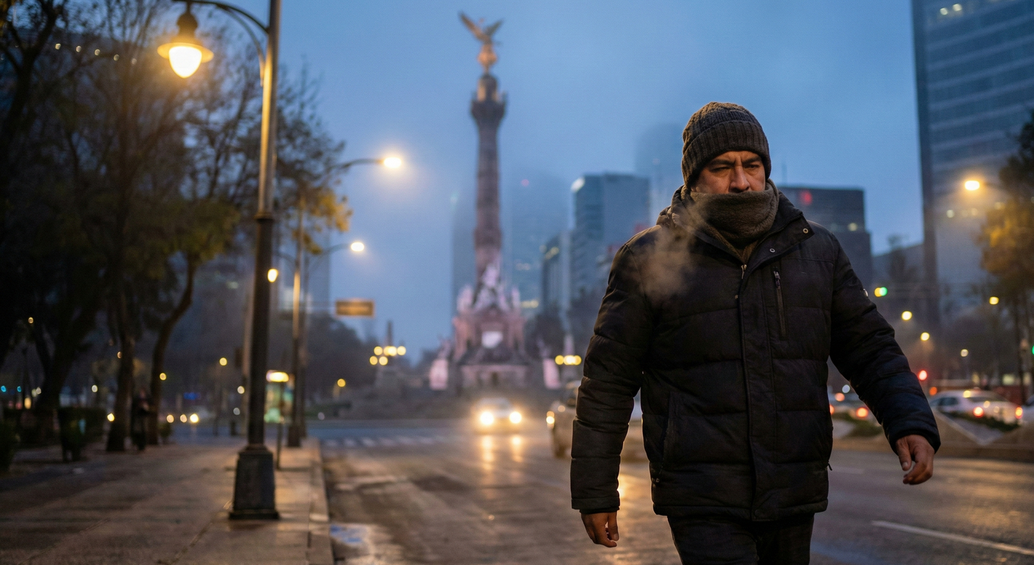 Descenso de temperatura activa alertas preventivas en la Ciudad de México