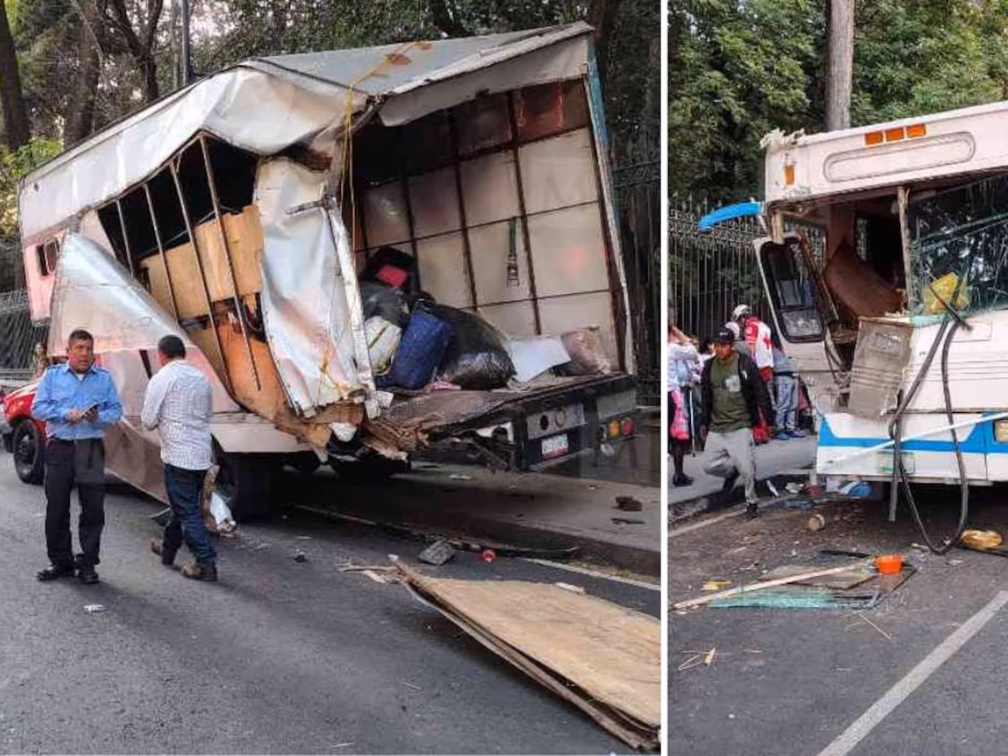 Regresaban de la Basílica y chocan en Constituyentes: hay más de 10 heridos