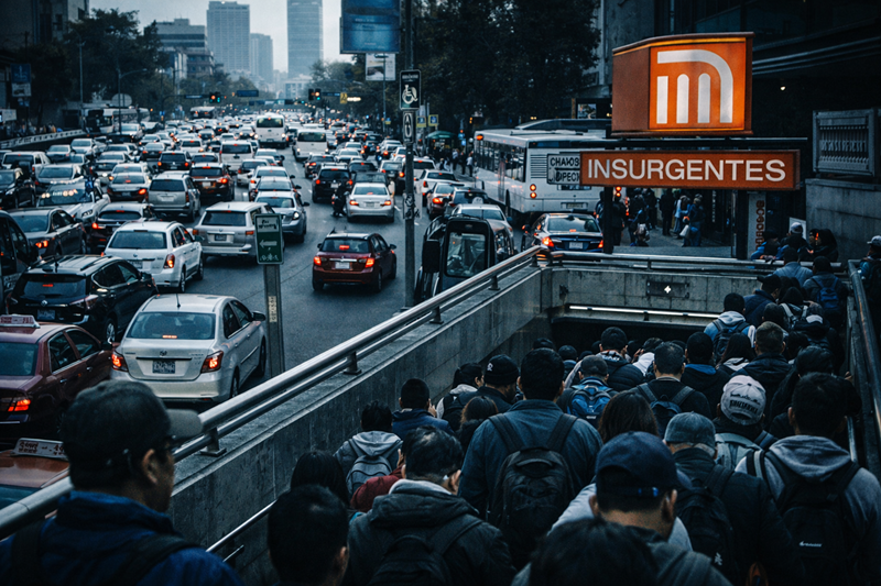 Movilidad CDMX: concentraciones, tráfico y pronóstico del clima este 27 de marzo