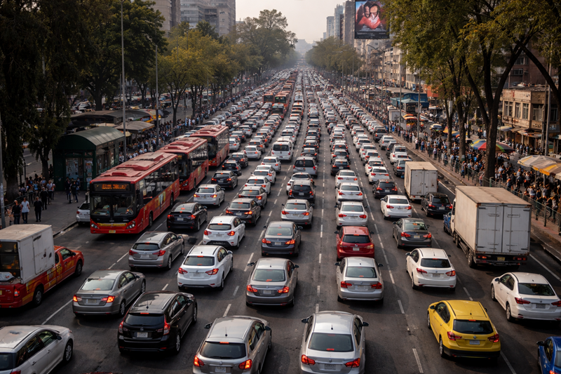 Contingencia y marchas complican la movilidad este miércoles en CDMX