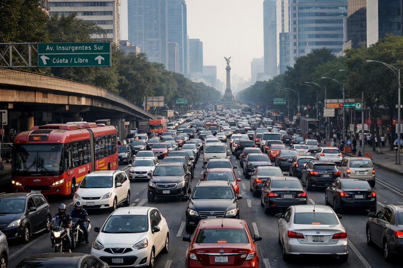 Mañana complicada en CDMX: marchas, tráfico y presión en el Metro